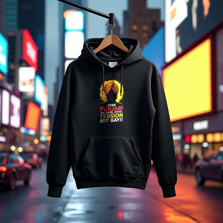 Jithe Punjabi Hoodie